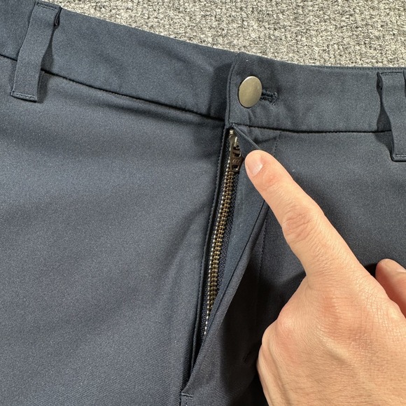 Lululemon Shorts Men's 35 x 9" Blue Commission Warpstreme Stretch Casual Outdoor - Picture 8 of 13